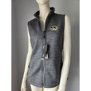 NEW University Of Missouri Mizzour Tigers Vest‎ Women's Large Antigua Football